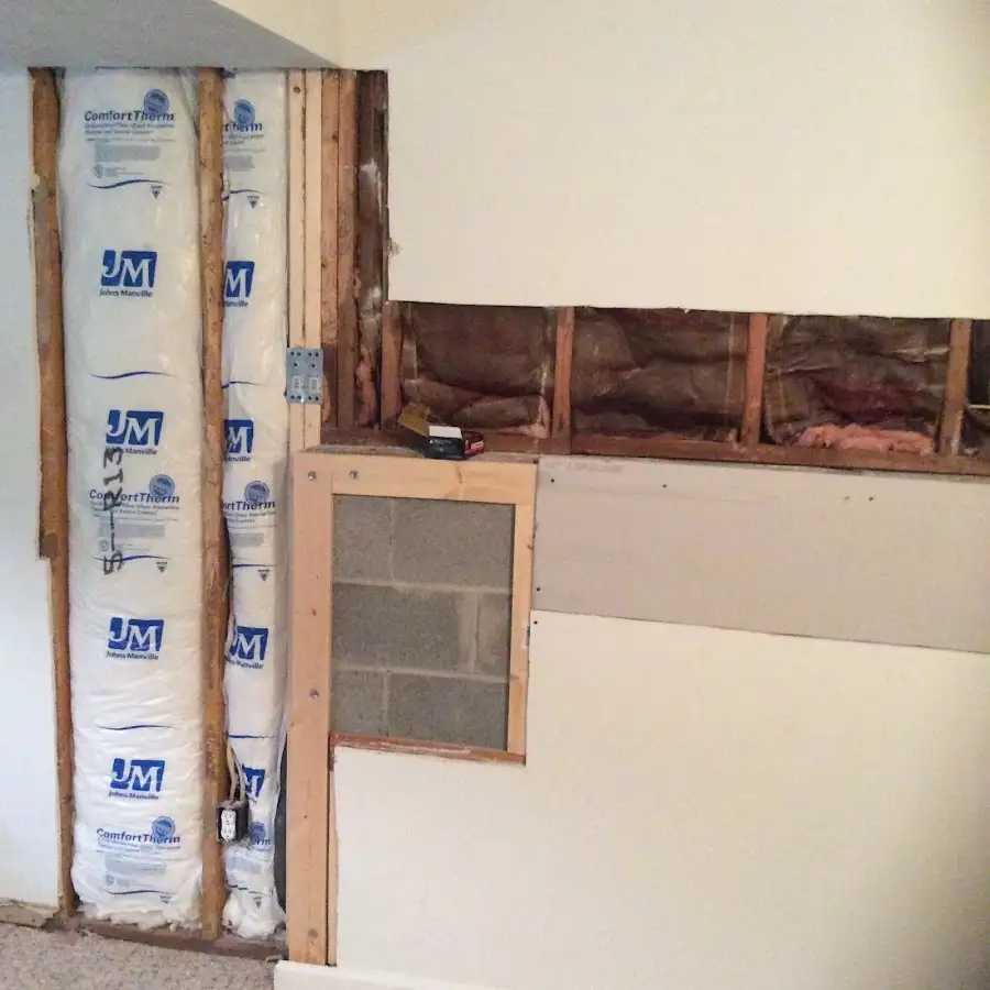 Wall insulation replacement during Structural Drying in Morgan Hill